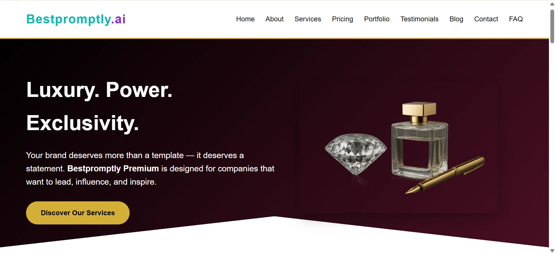 Landing3 template preview image